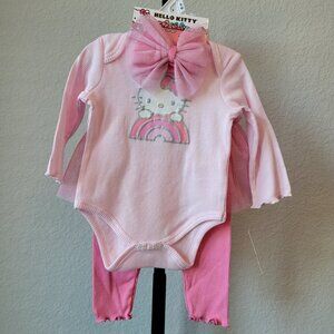 Hello Kitty 3 Piece Baby Pant Set